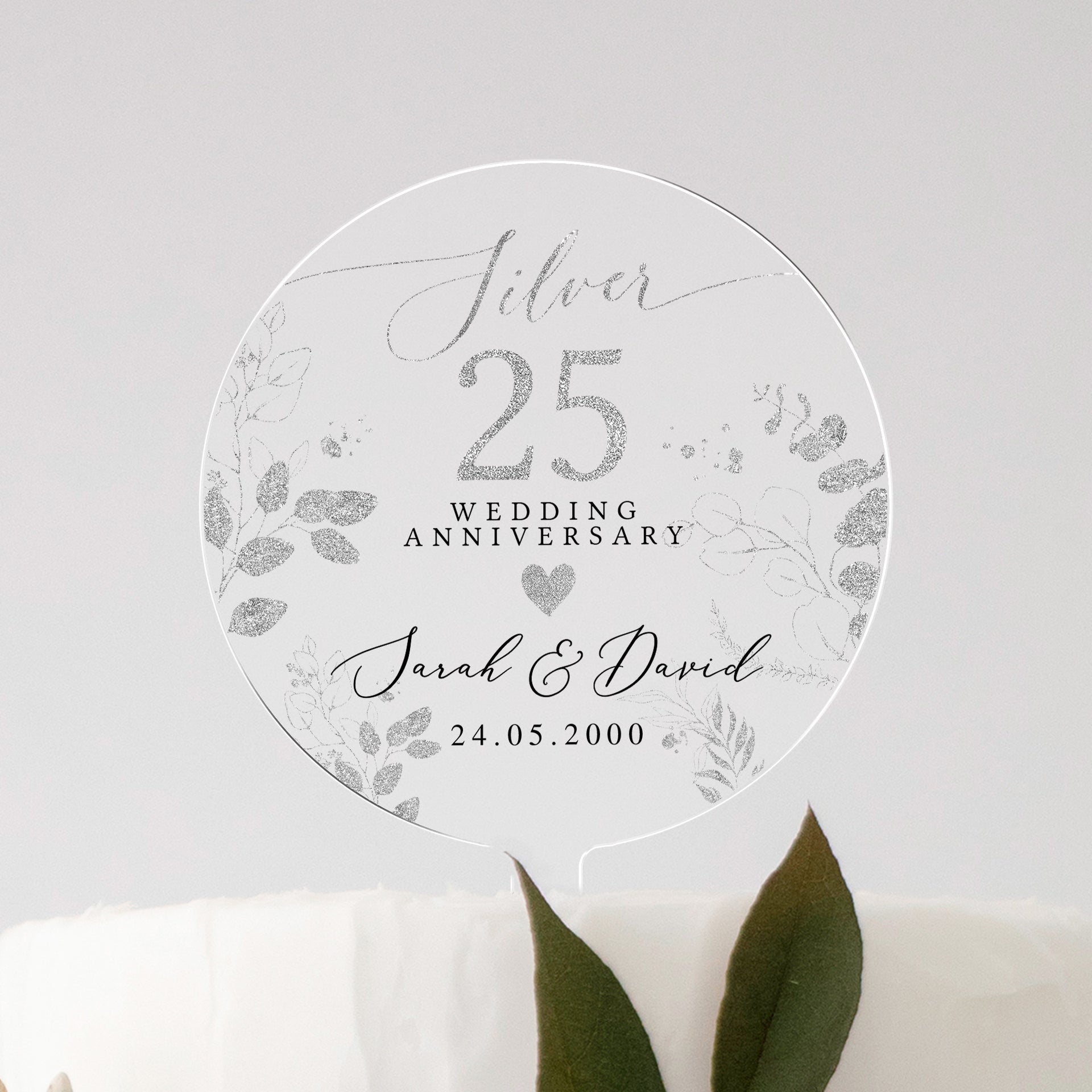 Cake topper di carta per la torta del compleanno