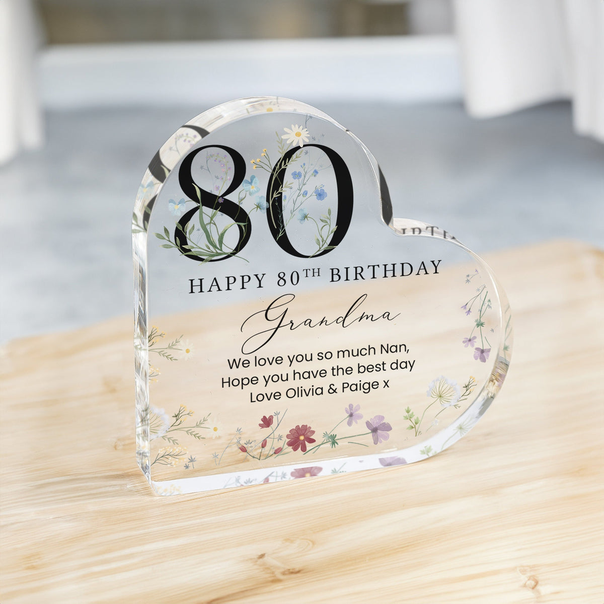 80th Birthday Gift Personalised - 1945 Day You Were Born