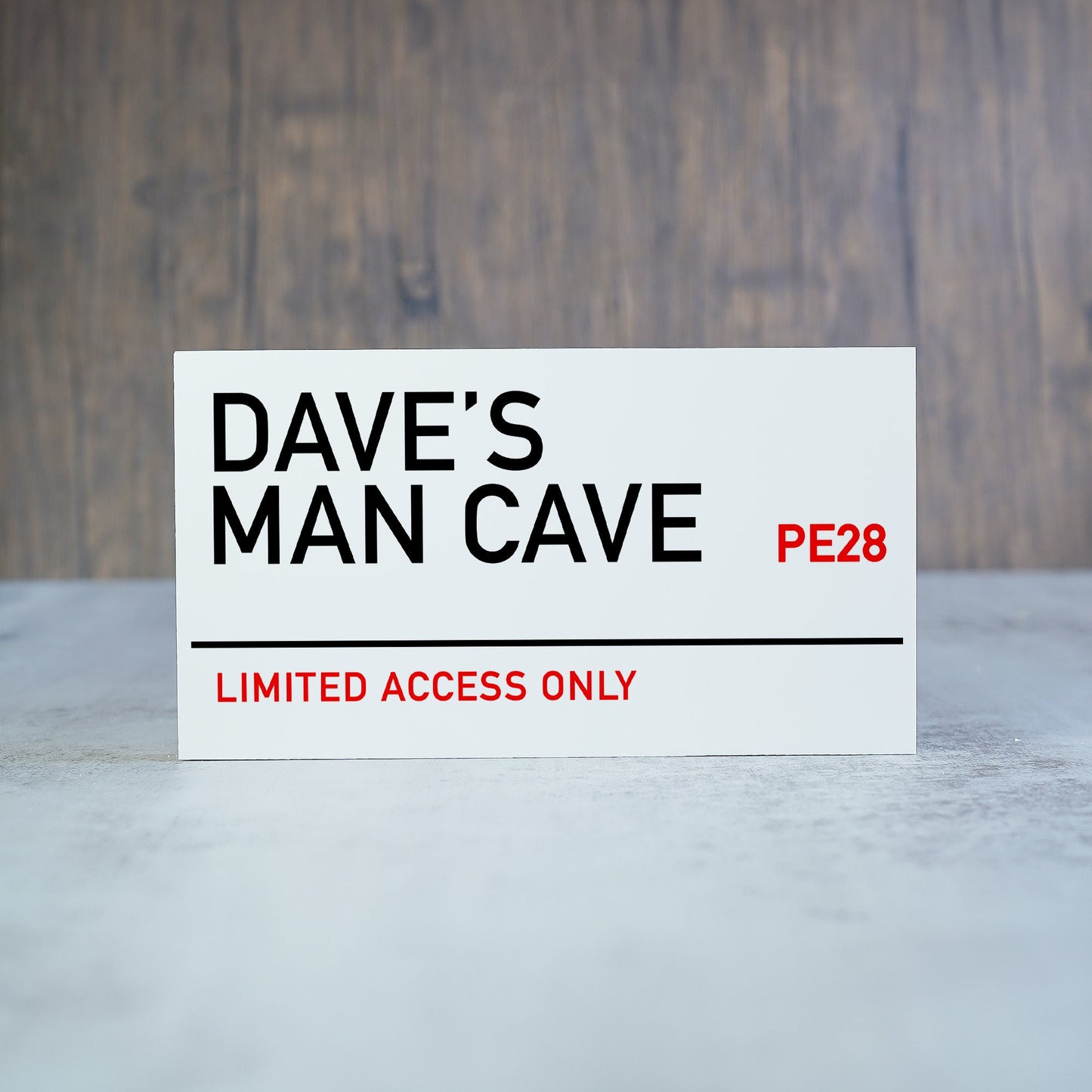 Personalised Man Cave Door Sign, Bar Sign, Office Sign, Games Room, Fathers Day Gift, Door Signs for Dad, Office Door Plaques
