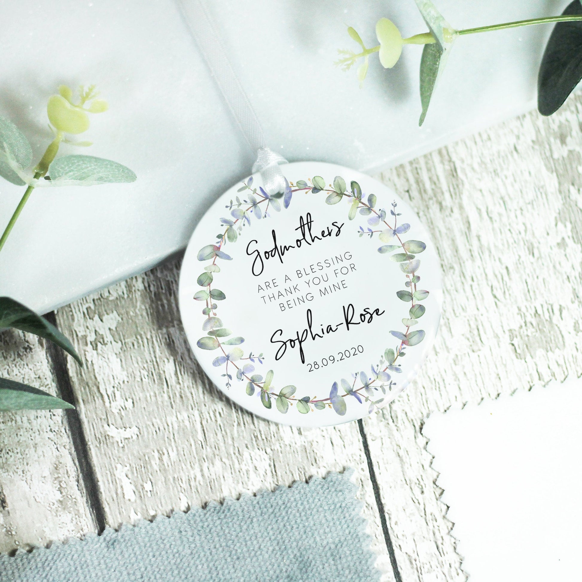 Personalised Godmother Ceramic Keepsake - From Willow | Personalised Gifts