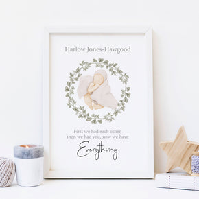 Personalised New Baby Print, New Baby Gift, Family Quote, Gift For New Parent, Baby Name Print, New Parents Gift, Baby Gift
