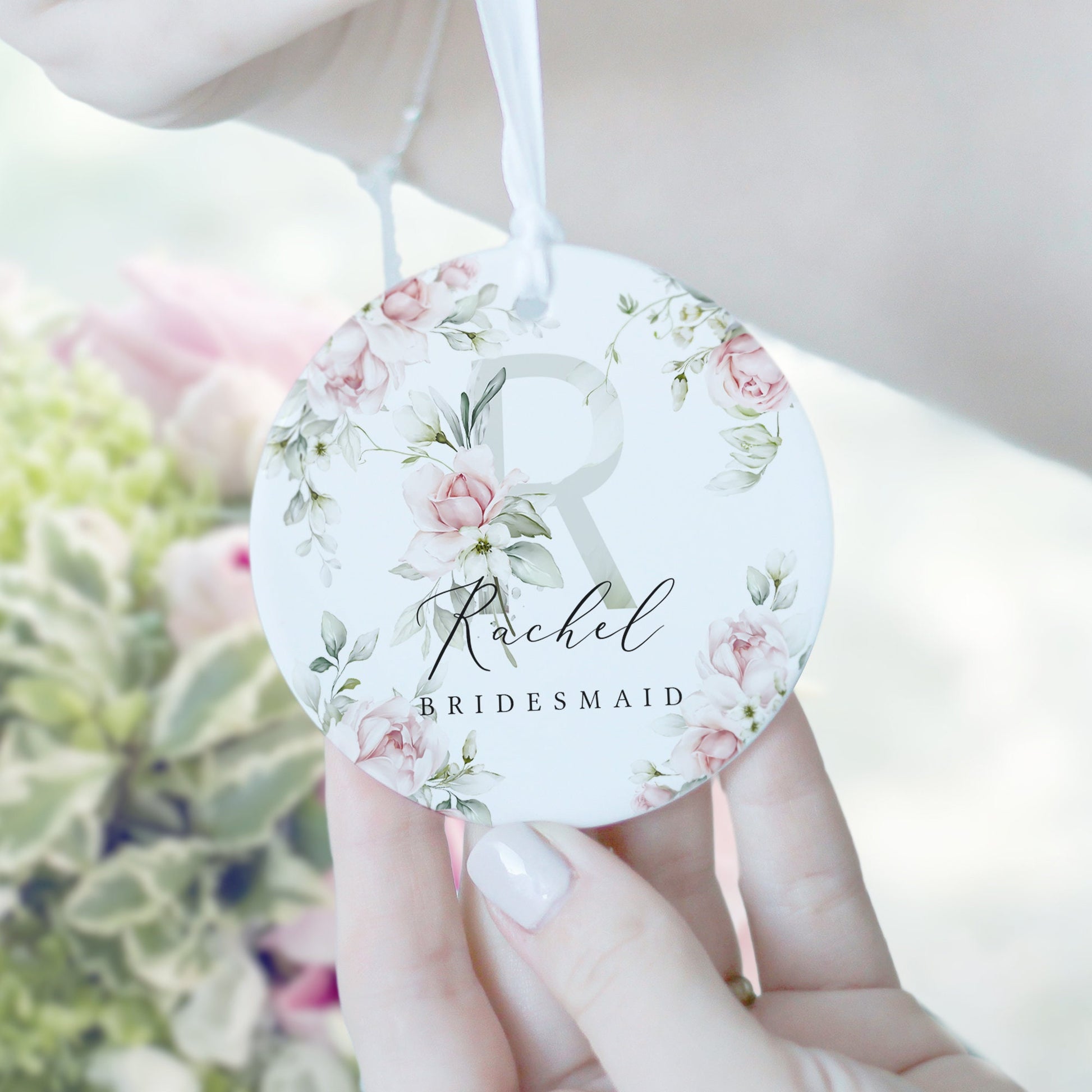 Personalised Bridesmaid Ornament, Bridesmaid Proposal Gift, Maid of Honour Gift, Will You Be Bridesmaid Gift Idea, Bridesmaid Proposal