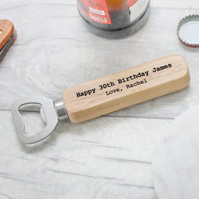 Personalised Birthday Bottle Opener, Birthday Beer Gift, 18th 21st 30th 40th 50th Birthday Gift, Bottle Opener, Birthday Gift For Him