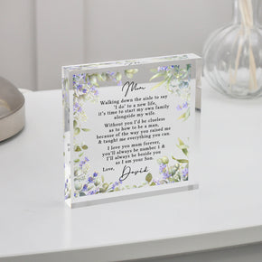 Mother of the Groom Gift, Gifts From The Groom, Son to Mum Gift, Gifts From Son, , Wedding Gifts, Mum of Groom Gifts, Mother of Groom Gift