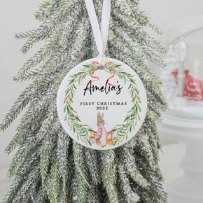 Personalised Baby's 1st Christmas Keepsake Ornament