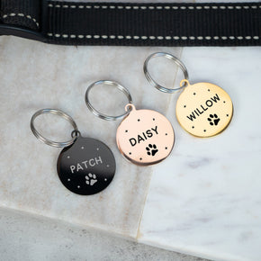 Personalised Dog Tag, Stainless Steel Dog Tag, Engraved Tag, Double Sided Pet Tag, Puppy Tag, Cat Tag, Microchip Tag, Dog Collar ID Tag