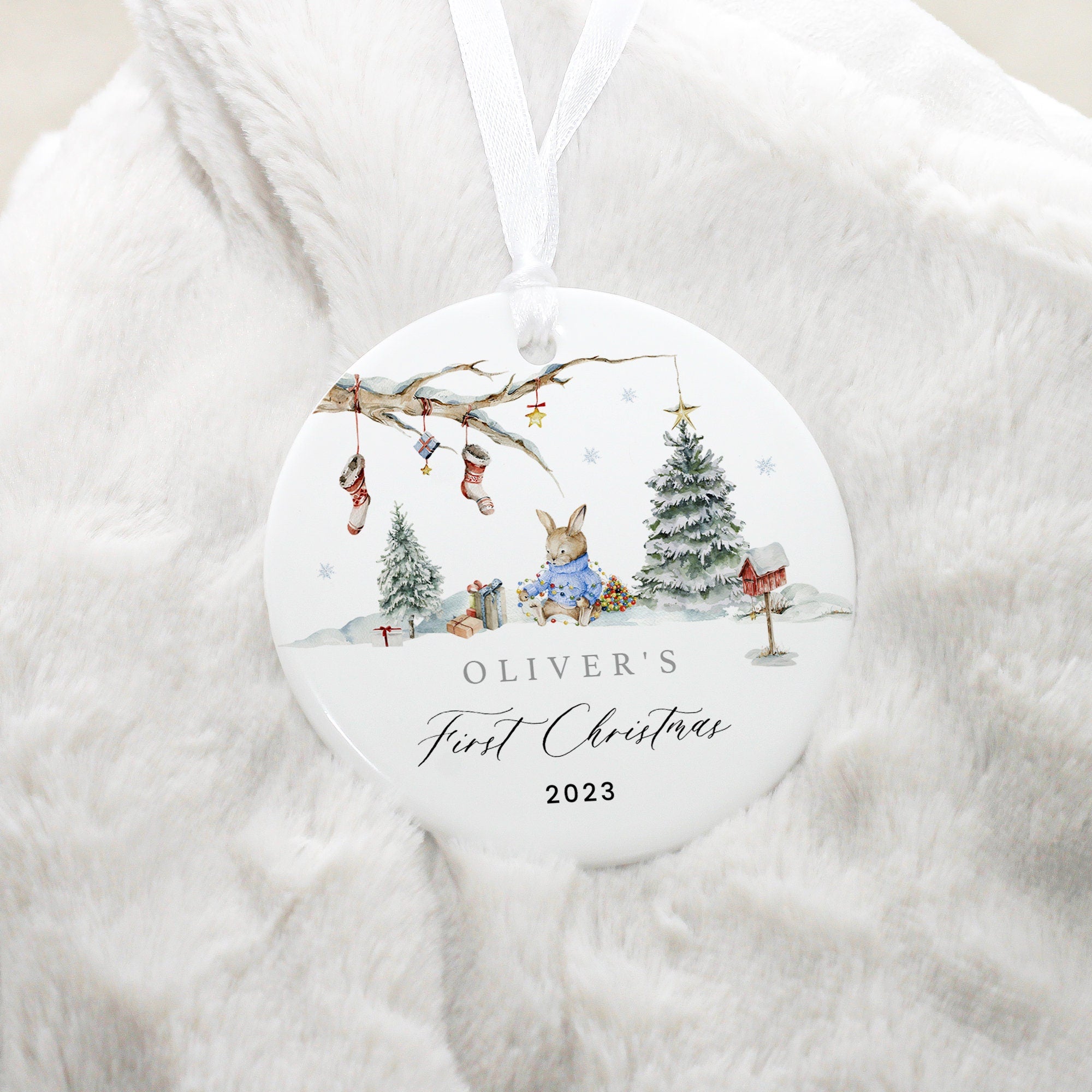 Personalised Baby's 1st Christmas Ornament
