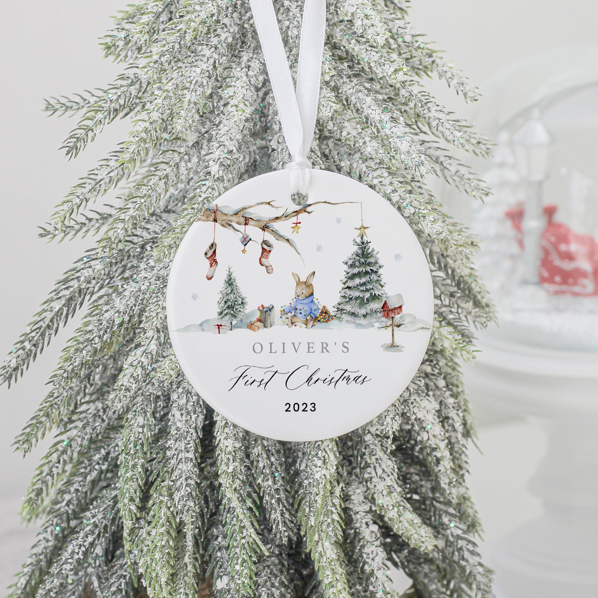 Personalised Baby's 1st Christmas Ornament